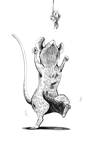 Ink Art Maus
