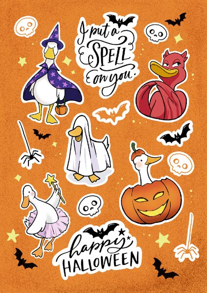 Stickerbogen "Halloween"